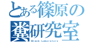 とある篠原の糞研究室（Ｂｌａｃｋ Ｌａｂｏｒａｔｏｒｙ）