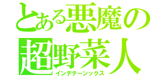 とある悪魔の超野菜人（インデテーンックス）