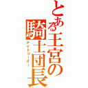 とある王宮の騎士団長（ナイトリーダー）