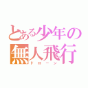 とある少年の無人飛行機（ドローン）