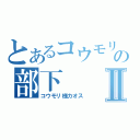 とあるコウモリ様の部下Ⅱ（コウモリ様カオス）