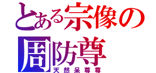 とある宗像の周防尊（天然呆尊尊）