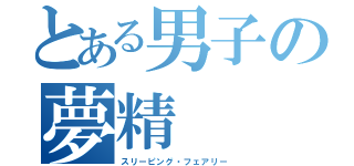 とある男子の夢精（スリーピング・フェアリー）