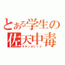 とある学生の佐天中毒（サテンホリック）