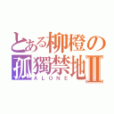 とある柳橙の孤獨禁地Ⅱ（ＡＬＯＮＥ）