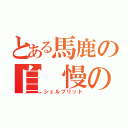 とある馬鹿の自 慢の拳（シェルブリット）