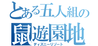 とある五人組の鼠遊園地（ディズニーリゾート）