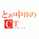 とある中谷のＣＴ（インデックス）