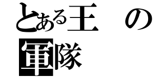 とある王の軍隊（）