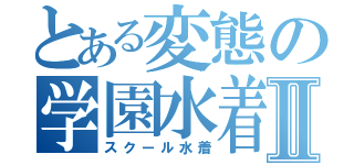 とある変態の学園水着Ⅱ（スクール水着）