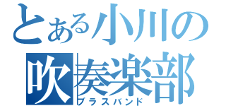 とある小川の吹奏楽部（ブラスバンド）