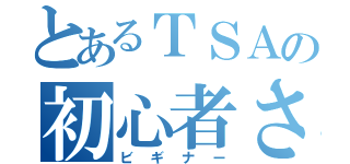 とあるＴＳＡの初心者さん（ビギナー）