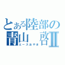 とある陸部の青山 啓Ⅱ（エースおやま）