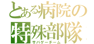 とある病院の特殊部隊（サバゲーチーム）