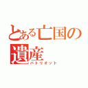 とある亡国の遺産（パトリオット）