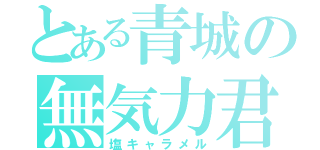 とある青城の無気力君（塩キャラメル）