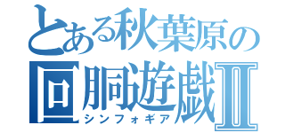 とある秋葉原の回胴遊戯Ⅱ（シンフォギア）