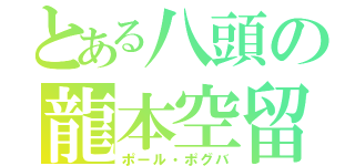 とある八頭の龍本空留（ポール・ポグバ）