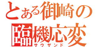 とある御崎の臨機応変（サウザンド）