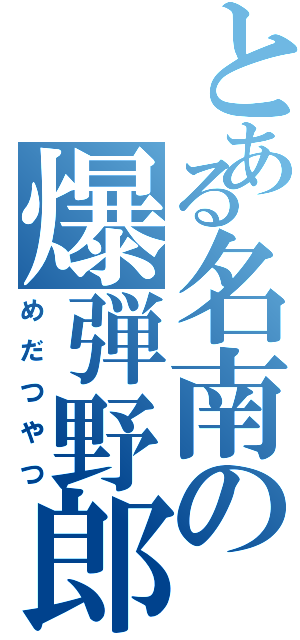 とある名南の爆弾野郎（めだつやつ）