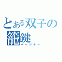 とある双子の籠鍵（ゲージキー）