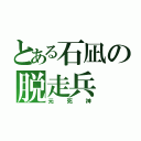 とある石凪の脱走兵（元死神）