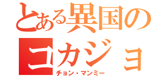 とある異国のコカジョ（チョン・マンミー）