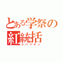 とある学祭の紅統括（コバリオン）