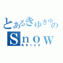 とあるきゆきゆのＳｎｏｗｒａｂｂｉｔ（雪見うさぎ）