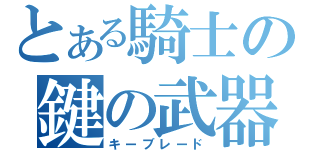 とある騎士の鍵の武器（キーブレード）