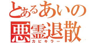 とあるあいの悪霊退散（カビキラー）