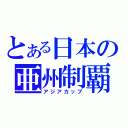 とある日本の亜州制覇（アジアカップ）