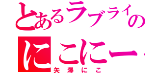 とあるラブライブのにこにー（矢澤にこ）