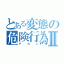 とある変態の危険行為Ⅱ（チカン）