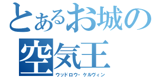 とあるお城の空気王（ウッドロウ・ケルヴィン）