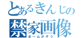 とあるきんじの禁家画像（ホームがぞう）