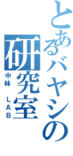 とあるバヤシの研究室（中林 ＬＡＢ）