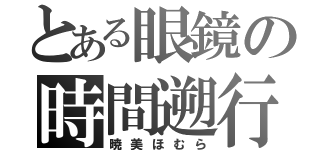 とある眼鏡の時間遡行者（暁美ほむら）