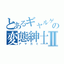 とあるギャルゲーの変態紳士Ⅱ（アマガミ）