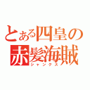 とある四皇の赤髪海賊団（シャンクス）