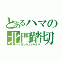 とあるハマの北門踏切（ぼっかどふみきり）