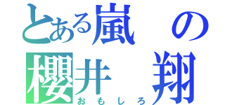 とある嵐の櫻井　翔（おもしろ）