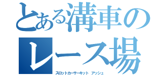 とある溝車のレース場（スロットカーサーキット　アッシュ）