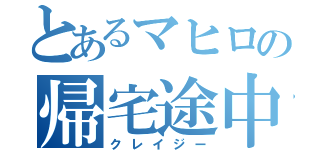 とあるマヒロの帰宅途中（クレイジー）