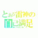 とある雷神の自己満足（踊ってみた（仮））