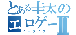 とある圭太のエロゲーⅡ（ノーライフ）