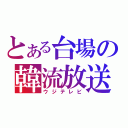 とある台場の韓流放送（ウジテレビ）