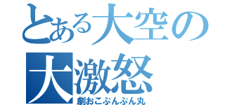 とある大空の大激怒（劇おこぷんぷん丸）