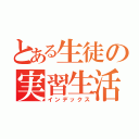 とある生徒の実習生活（インデックス）