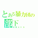 とある暴力団の部下（沢尻エリカ）